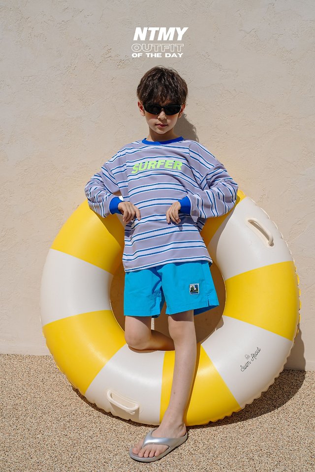 Nice To Meet You - Korean Children Fashion - #littlefashionista - Ocean Swim Pants