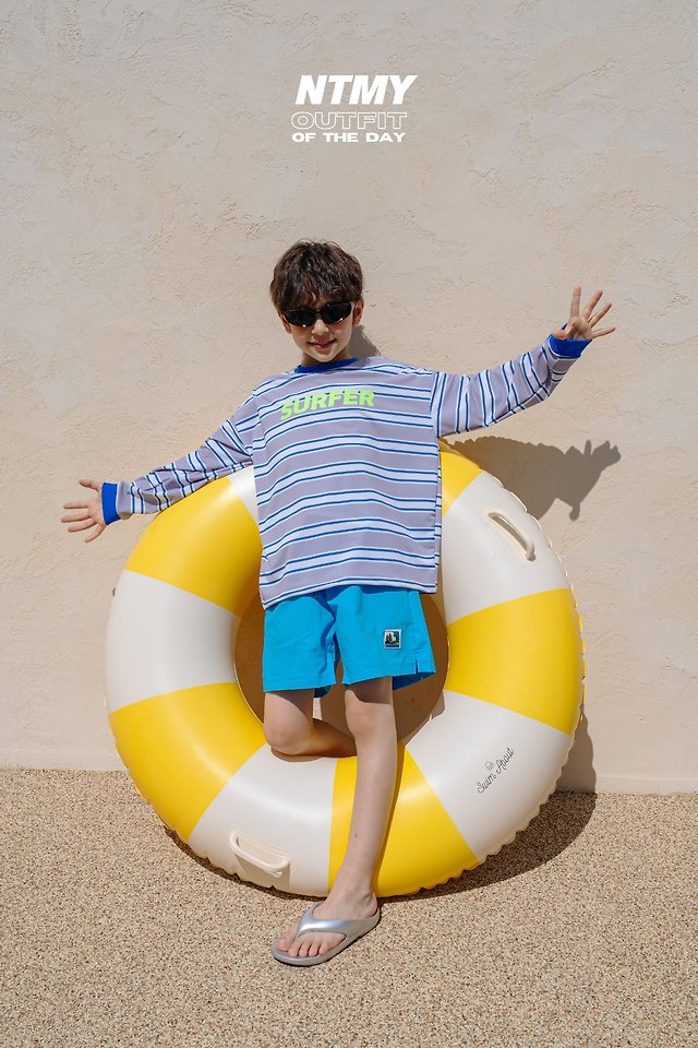 Nice To Meet You - Korean Children Fashion - #magicofchildhood - Ocean Swim Pants - 2