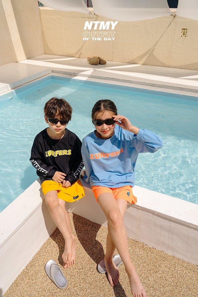 Nice To Meet You - Korean Children Fashion - #magicofchildhood - Surfer Rash Guard