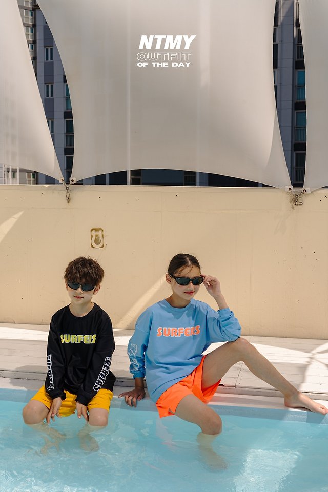 Nice To Meet You - Korean Children Fashion - #minifashionista - Surfer Rash Guard - 2