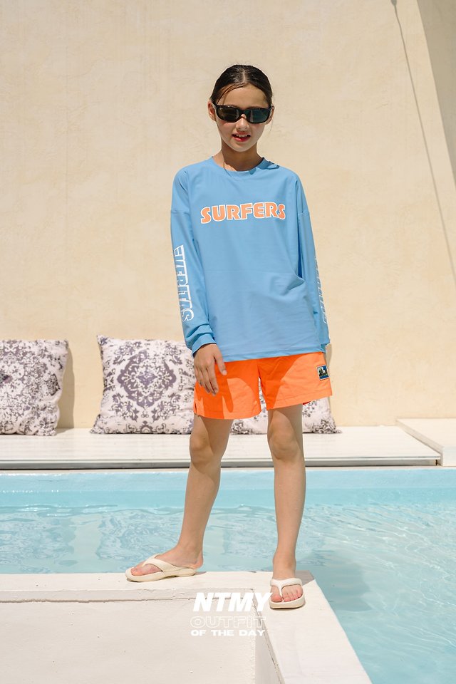 Nice To Meet You - Korean Children Fashion - #minifashionista - Ocean Swim Pants - 4