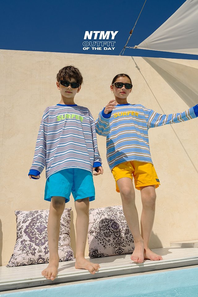 Nice To Meet You - Korean Children Fashion - #prettylittlegirls - ST Marine Rash Guard - 2