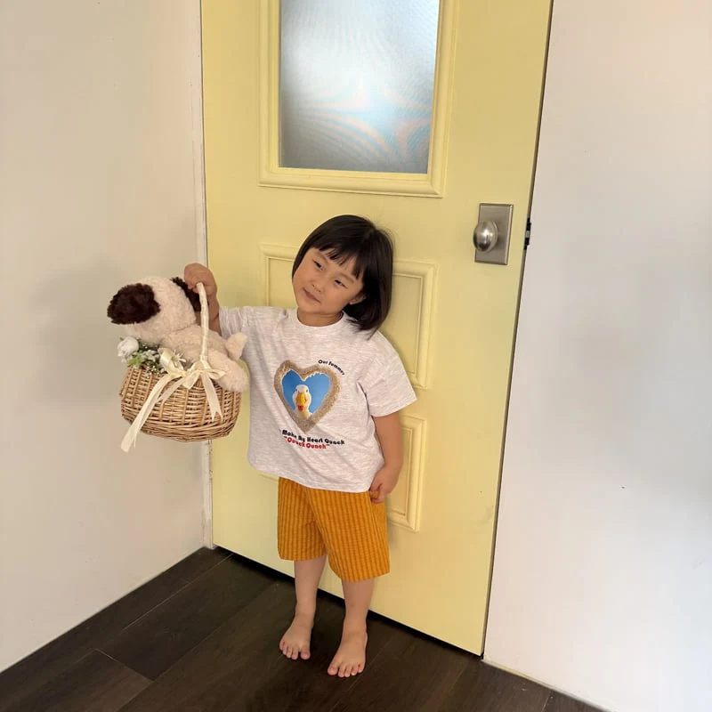 Night Bebe - Korean Children Fashion - #prettylittlegirls - Duck Duck Short Sleeve Tee - 5
