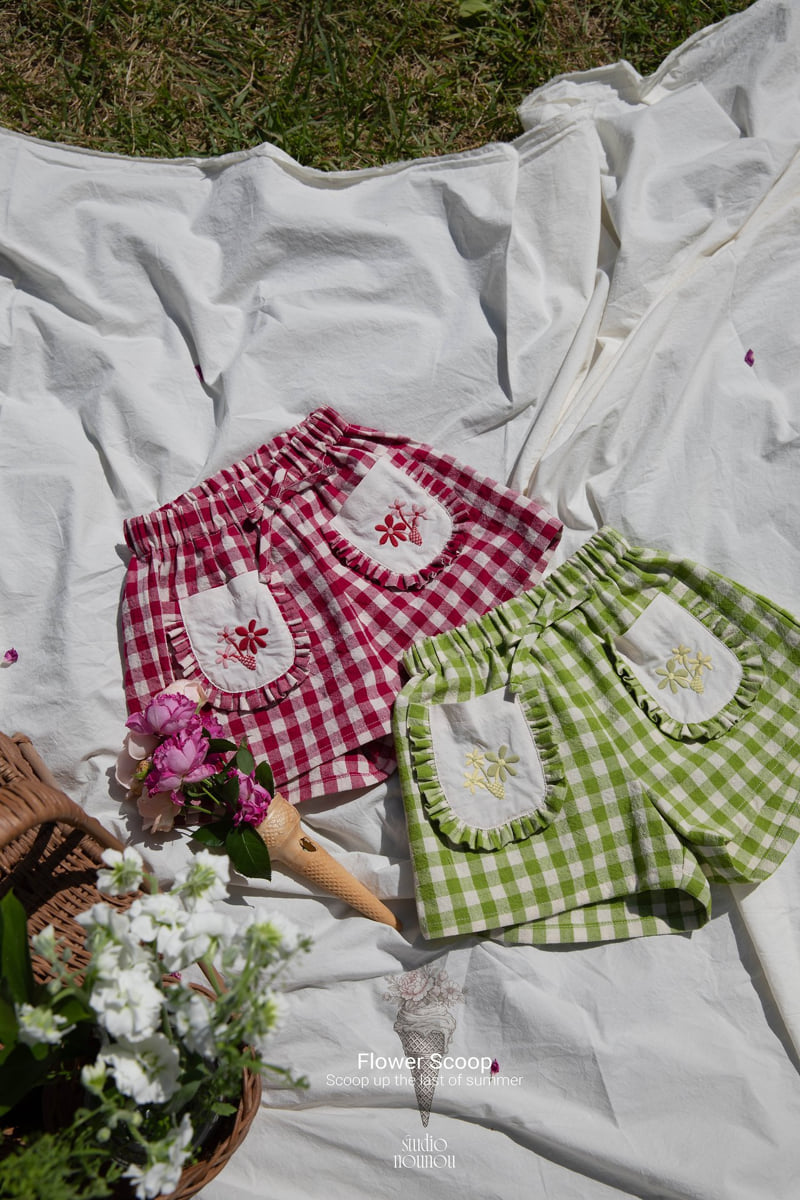 Nounou - Korean Children Fashion - #Kfashion4kids - Flower Coop Shorts - 2