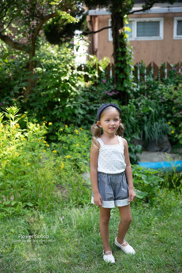 Nounou - Korean Children Fashion - #designkidswear - Dot Sleeveless Top - 8