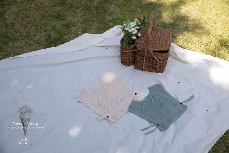 Nounou - Korean Children Fashion - #designkidswear - Knit Vest - 3