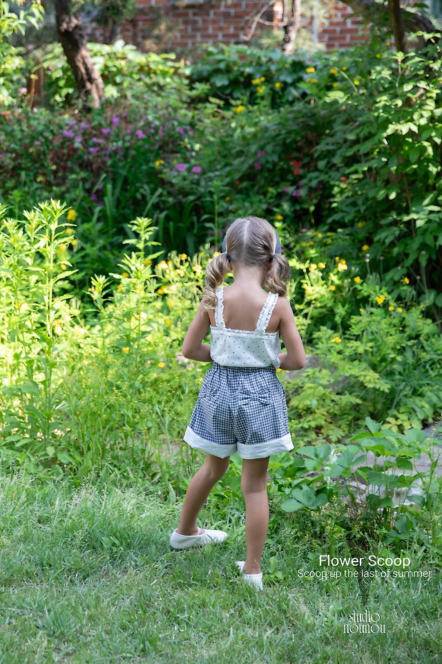 Nounou - Korean Children Fashion - #discoveringself - Ribbon Check Shorts - 8