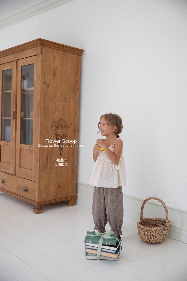 Nounou - Korean Children Fashion - #kidsshorts - Dotty Yoru Pants - 11