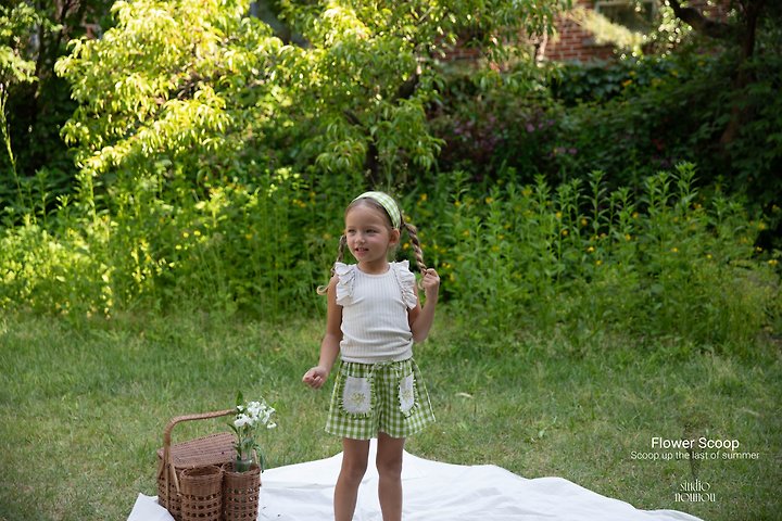 Nounou - Korean Children Fashion - #littlefashionista - Flower Coop Shorts - 4