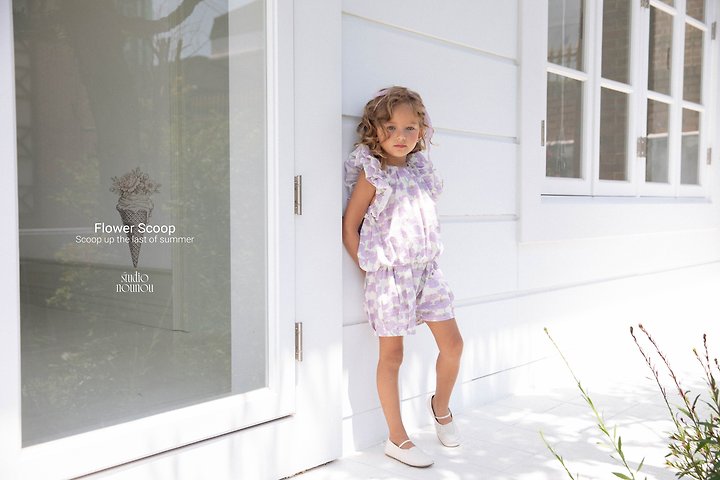 Nounou - Korean Children Fashion - #minifashionista - Summer Frill Set - 3