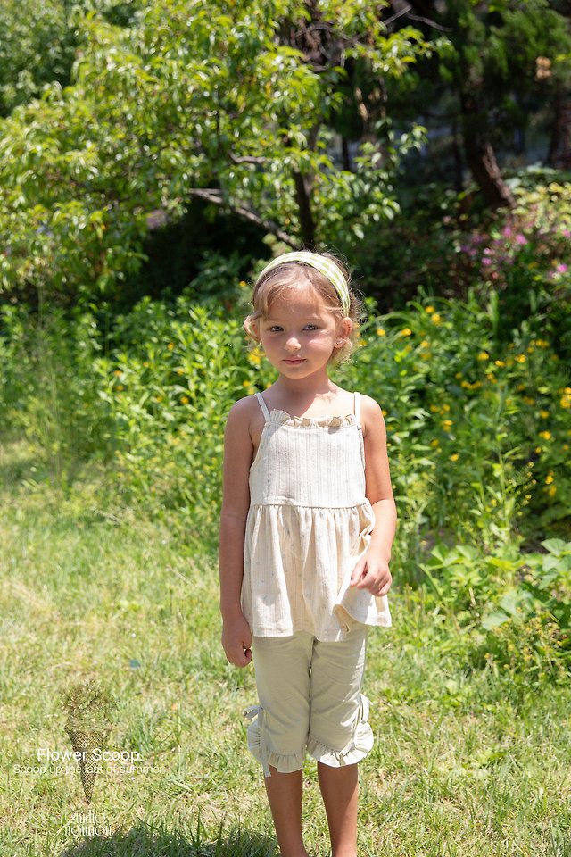 Nounou - Korean Children Fashion - #toddlerclothing - Lovely Sleeveless Top - 4