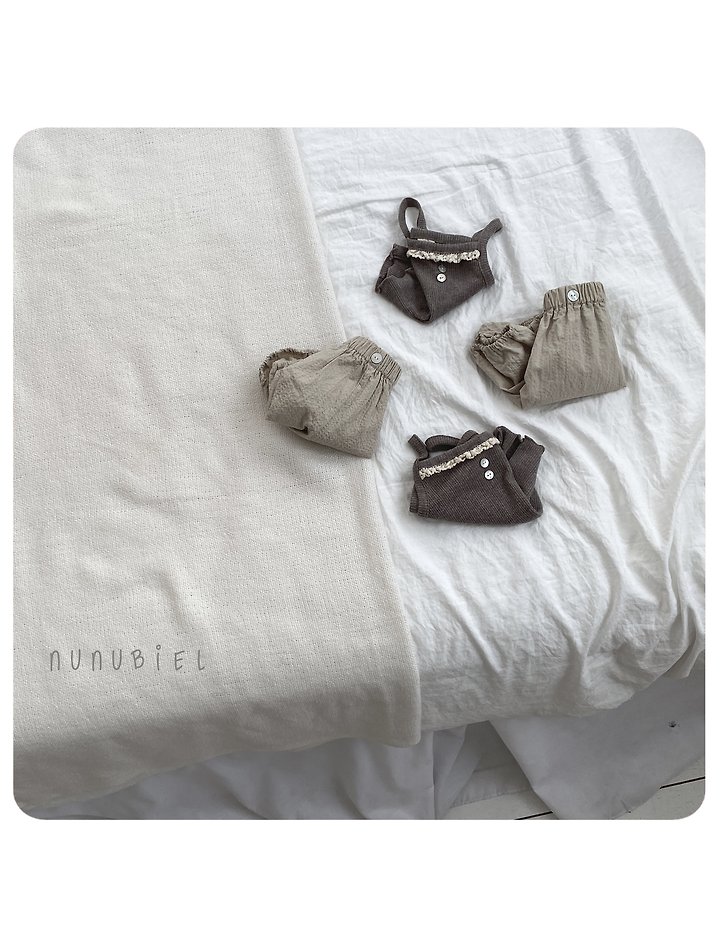 Nunubiel - Korean Baby Fashion - #babyclothing - Eyelet Sleeveless - 6
