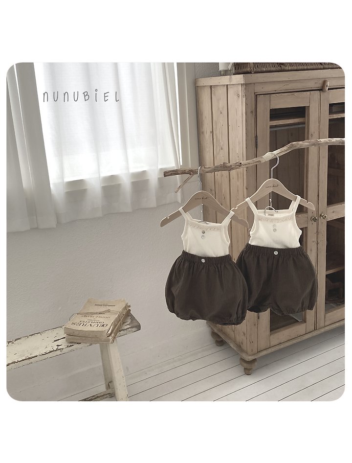 Nunubiel - Korean Baby Fashion - #babyfashion - Baby Eyelet Sleeveless - 8