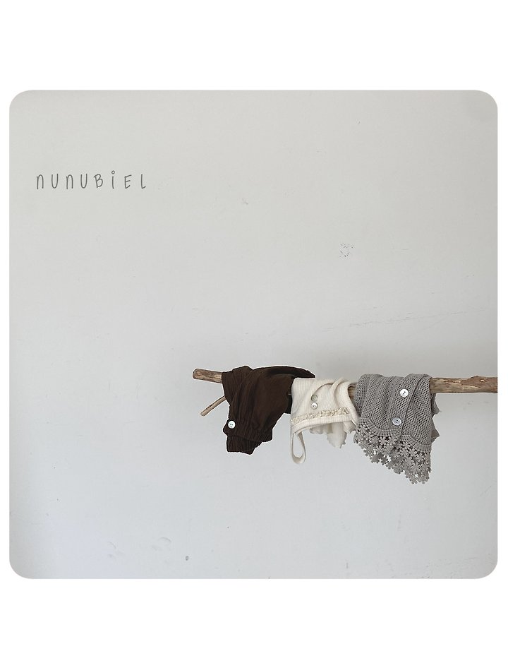 Nunubiel - Korean Baby Fashion - #babyfashion - Eyelet Sleeveless - 7