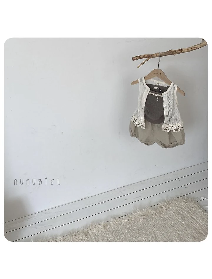 Nunubiel - Korean Baby Fashion - #babyfever - Eyelet Sleeveless - 8