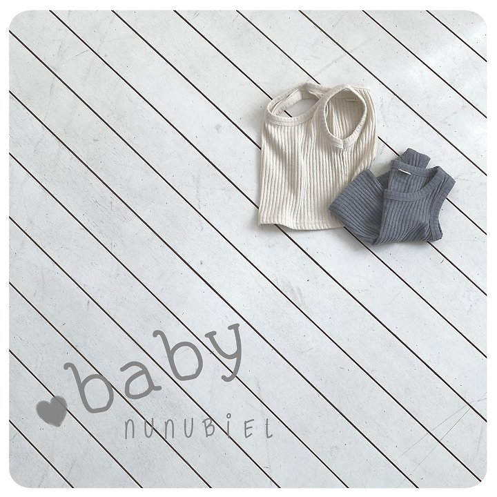 Nunubiel - Korean Baby Fashion - #babygirlfashion - Baby Muffin Sleeveless
