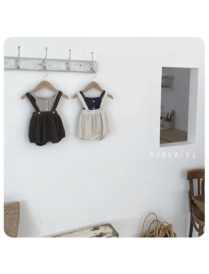 Nunubiel - Korean Baby Fashion - #babylifestyle - Embossed Sleeveless - 5