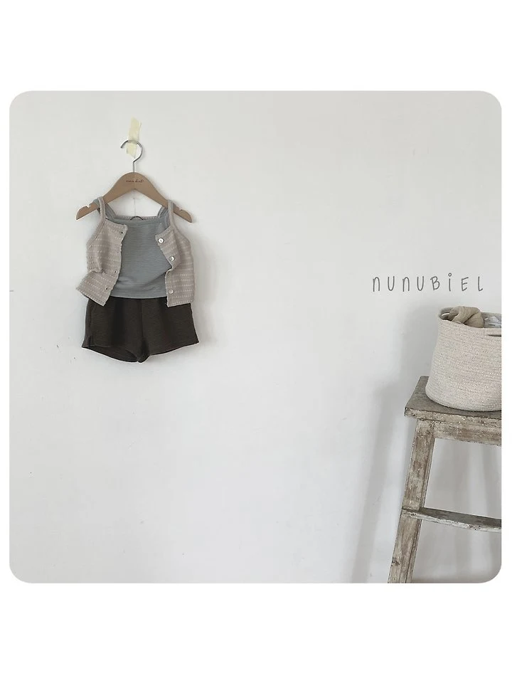 Nunubiel - Korean Baby Fashion - #babyoninstagram - Embossed Sleeveless - 6
