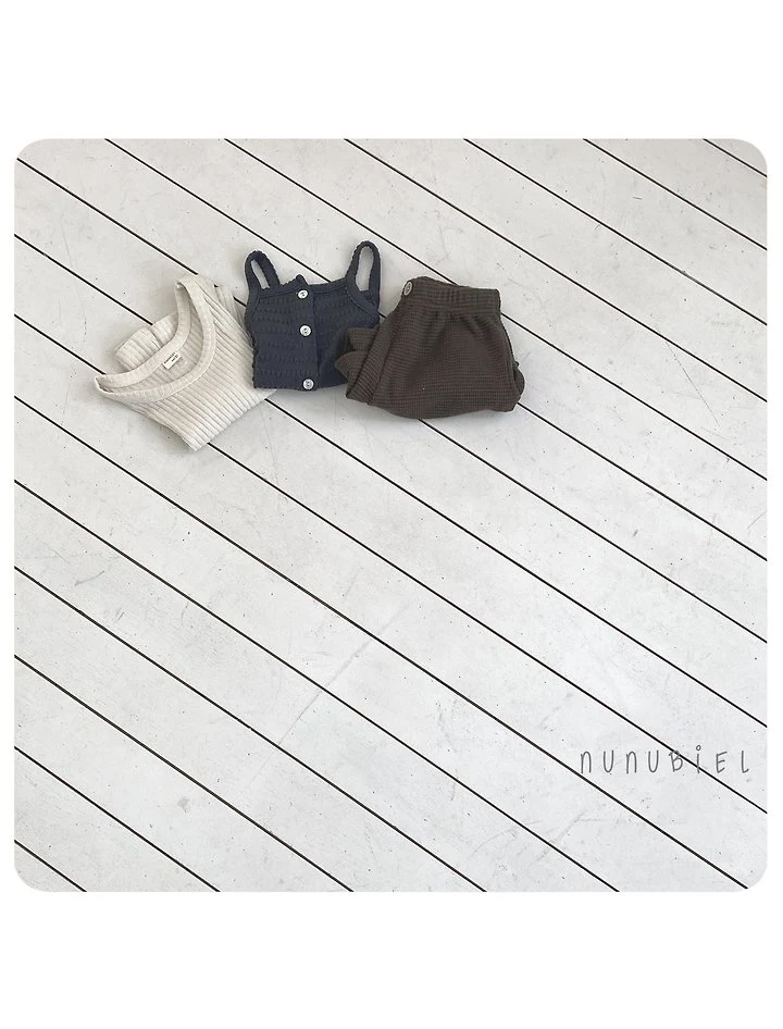 Nunubiel - Korean Baby Fashion - #babyootd - Embossed Sleeveless - 7