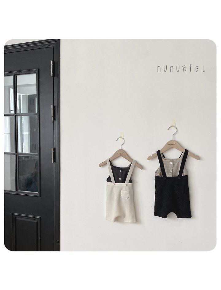 Nunubiel - Korean Baby Fashion - #babyoutfit - Embossed Sleeveless - 8