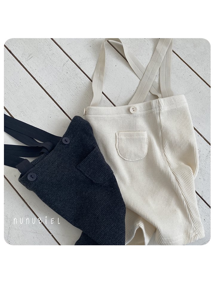 Nunubiel - Korean Baby Fashion - #babyoutfit - Baby Waffle Leggings - 3