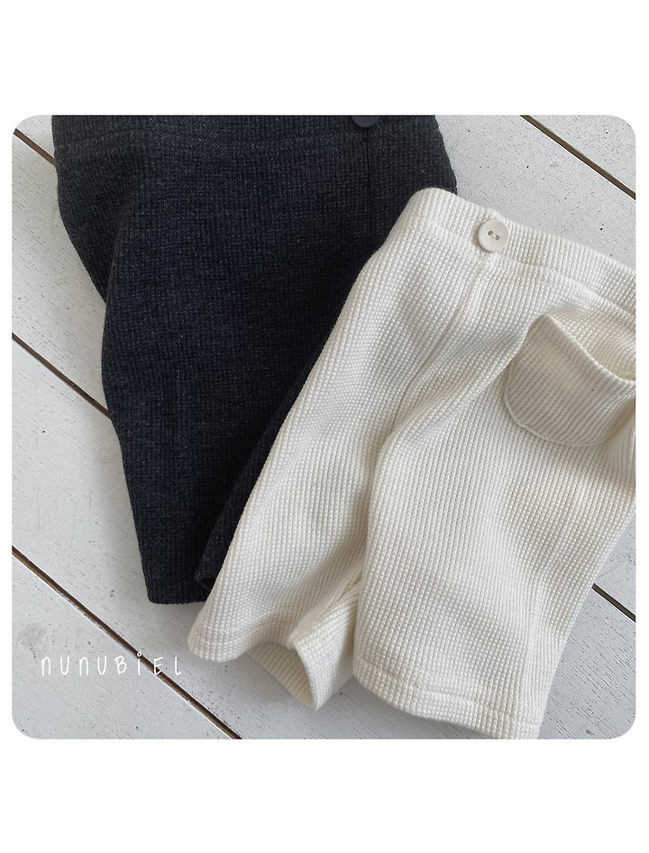 Nunubiel - Korean Baby Fashion - #babyoutfit - Waffle Leggings - 3