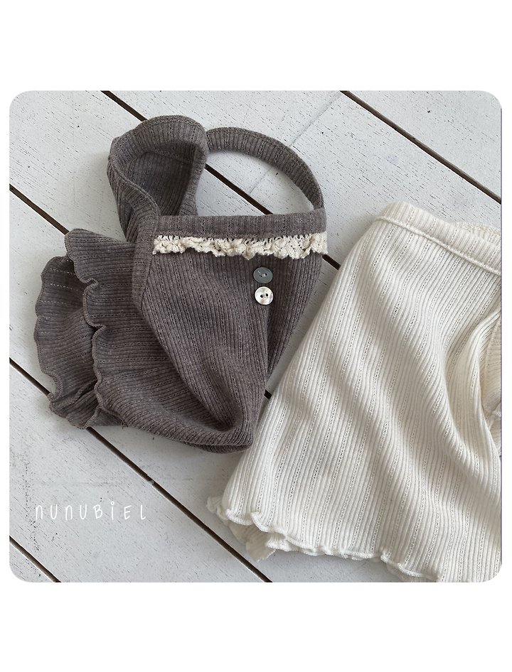 Nunubiel - Korean Baby Fashion - #onlinebabyshop - Baby Eyelet Sleeveless - 3