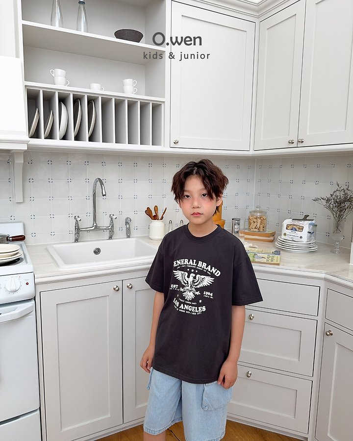 O Wen - Korean Children Fashion - #Kfashion4kids - Eagle Short-Sleeve Tee - 9