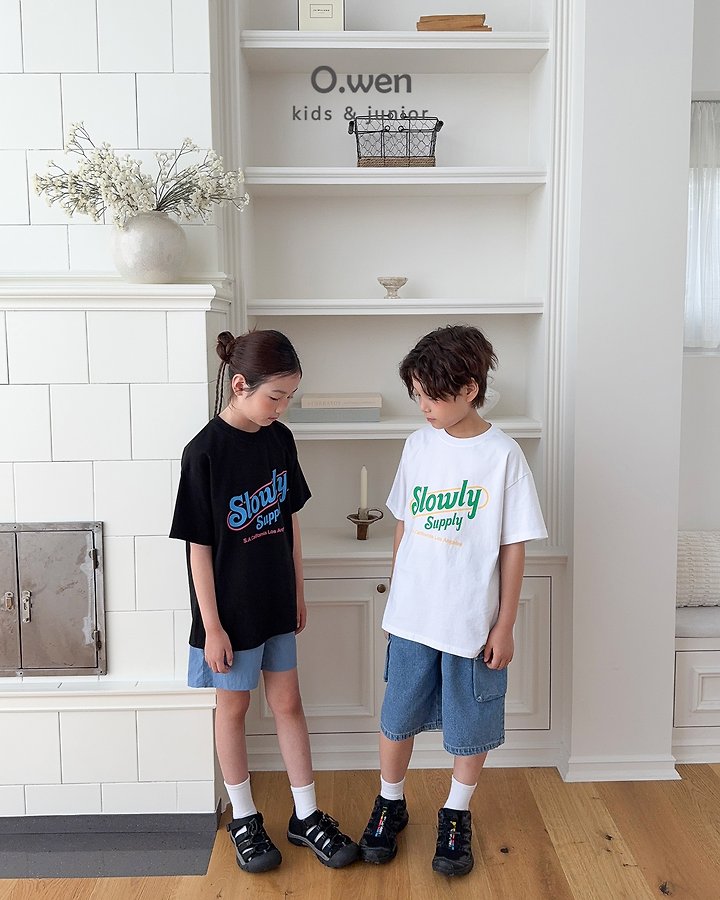 O Wen - Korean Children Fashion - #Kfashion4kids - Slowly Short-Sleeve Tee - 5
