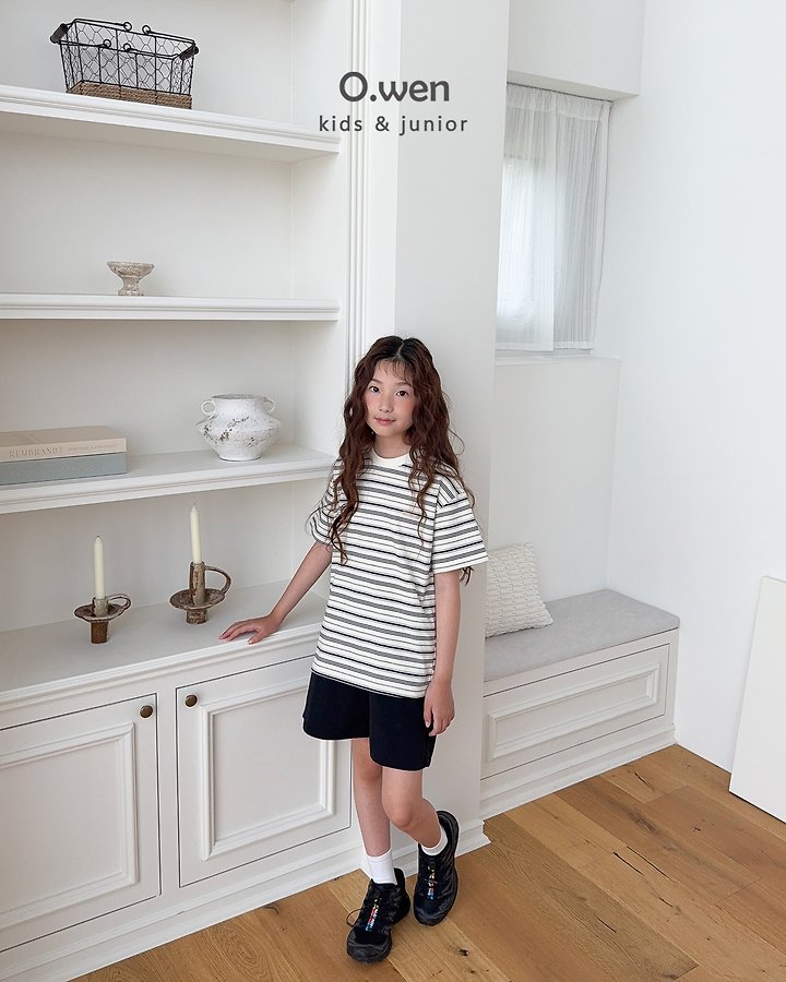 O Wen - Korean Children Fashion - #stylishchildhood - Shark Woven Shorts - 4