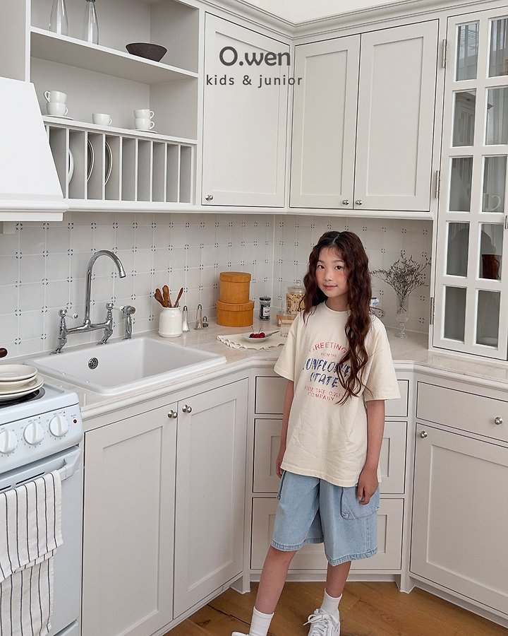 O Wen - Korean Children Fashion - #childofig - Sunflower Short-Sleeve Tee - 11