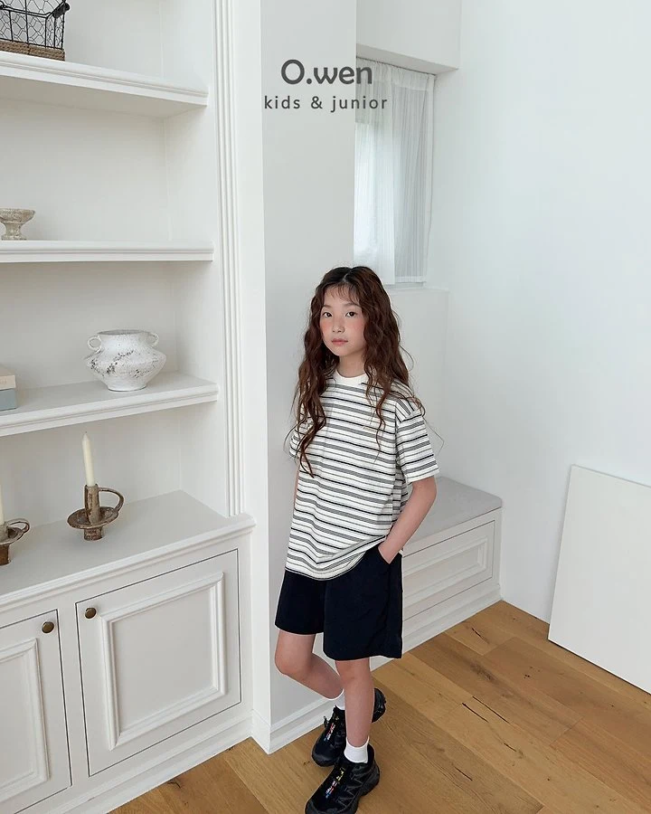 O Wen - Korean Children Fashion - #childrensboutique - Shark Woven Shorts - 5