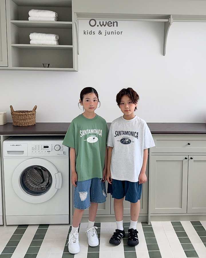 O Wen - Korean Children Fashion - #designkidswear - Santa Monica Short-Sleeve Tee - 10