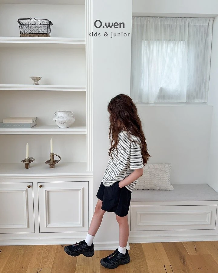 O Wen - Korean Children Fashion - #designkidswear - Shark Woven Shorts - 6
