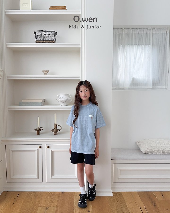 O Wen - Korean Children Fashion - #designkidswear - USA Short-Sleeve Tee - 5
