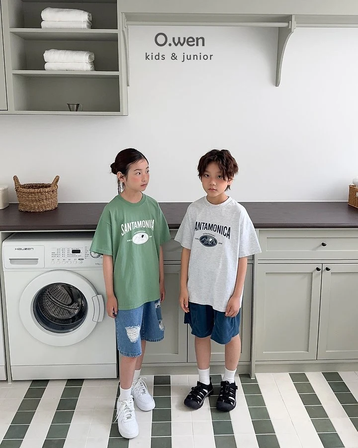 O Wen - Korean Children Fashion - #discoveringself - Santa Monica Short-Sleeve Tee - 11