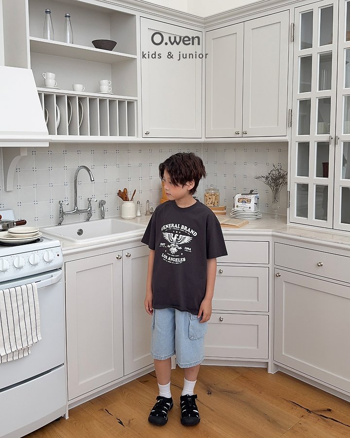 O Wen - Korean Children Fashion - #designkidswear - Eagle Short-Sleeve Tee - 4