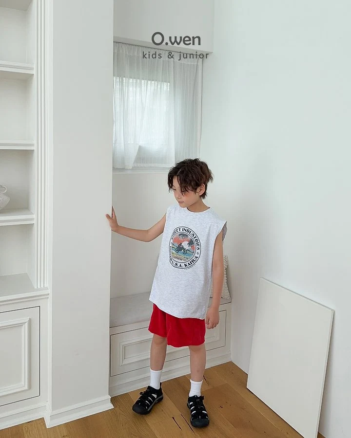 O Wen - Korean Children Fashion - #discoveringself - Hawaii Summer Sleeveless Top - 4