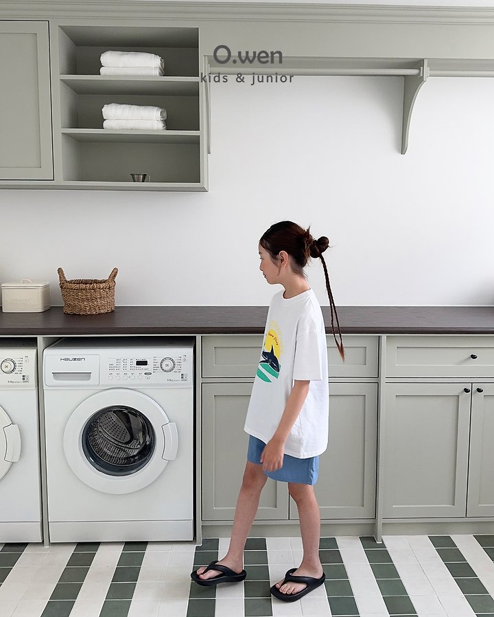 O Wen - Korean Children Fashion - #kidzfashiontrend - Shark Short-Sleeve Tee - 12