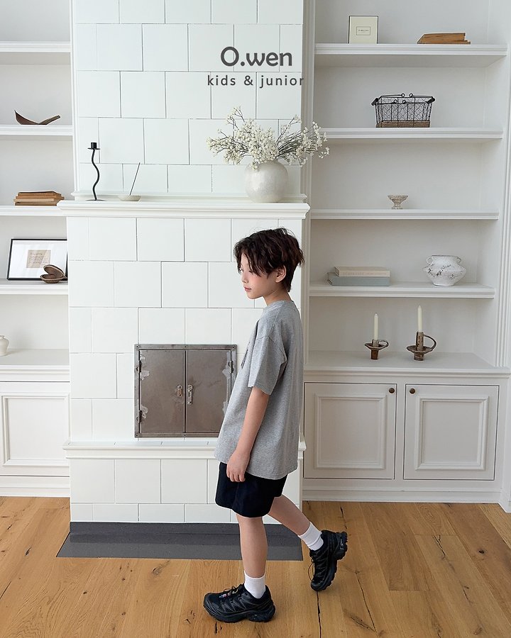 O Wen - Korean Children Fashion - #kidzfashiontrend - Shark Woven Shorts - 11