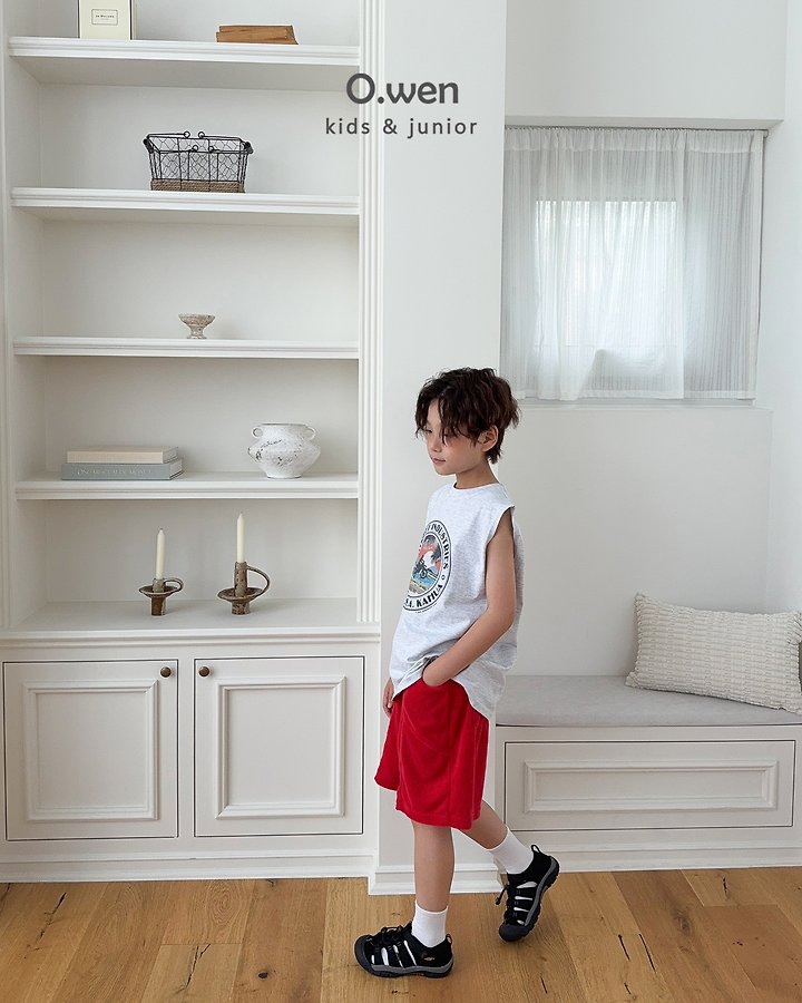 O Wen - Korean Children Fashion - #kidzfashiontrend - Teddy Panel Shorts - 6