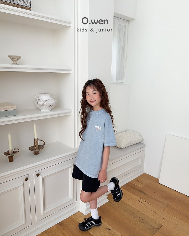 O Wen - Korean Children Fashion - #littlefashionista - USA Short-Sleeve Tee - 12