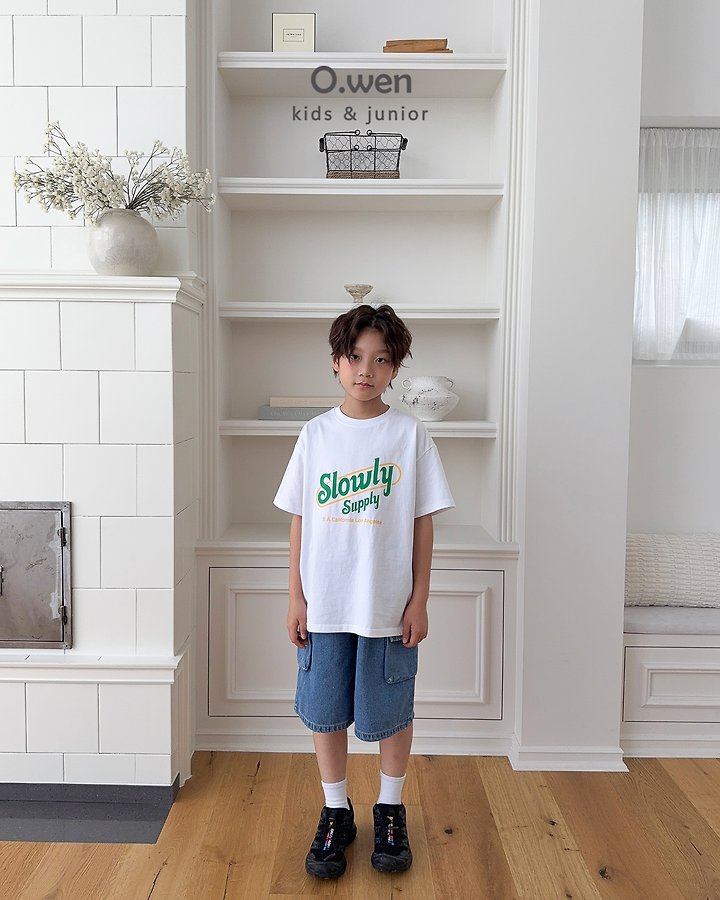 O Wen - Korean Children Fashion - #littlefashionista - Slowly Short-Sleeve Tee - 6