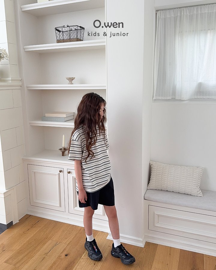 O Wen - Korean Children Fashion - #minifashionista - May Stripe Short-Sleeve Tee - 11