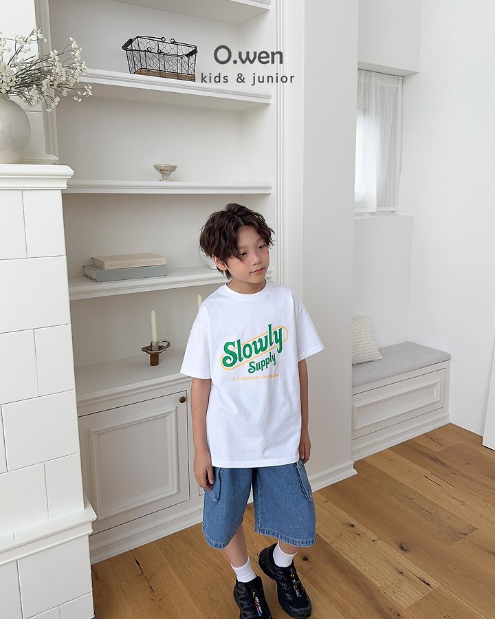 O Wen - Korean Children Fashion - #minifashionista - Slowly Short-Sleeve Tee - 8