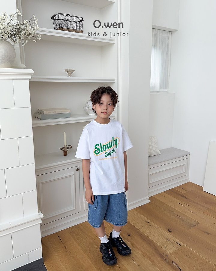 O Wen - Korean Children Fashion - #prettylittlegirls - Slowly Short-Sleeve Tee - 9