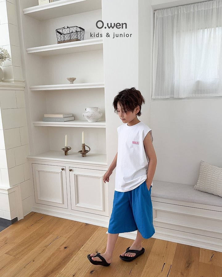 O Wen - Korean Children Fashion - #stylishchildhood - Waikiki Summer Sleeveless Top - 5