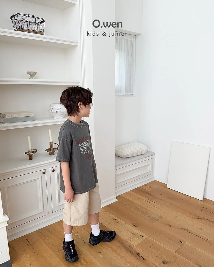 O Wen - Korean Children Fashion - #stylishchildhood - Carpenter Pocket Bermuda Shorts - 9