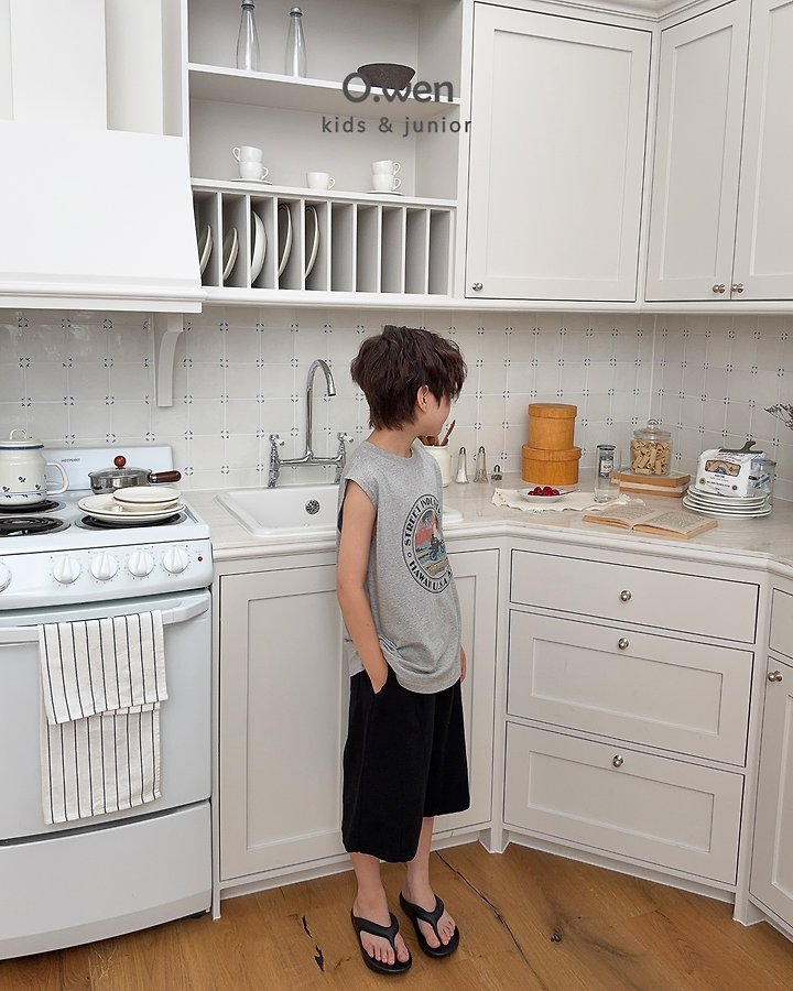 O Wen - Korean Children Fashion - #prettylittlegirls - Curved-Line Bermuda Shorts - 4