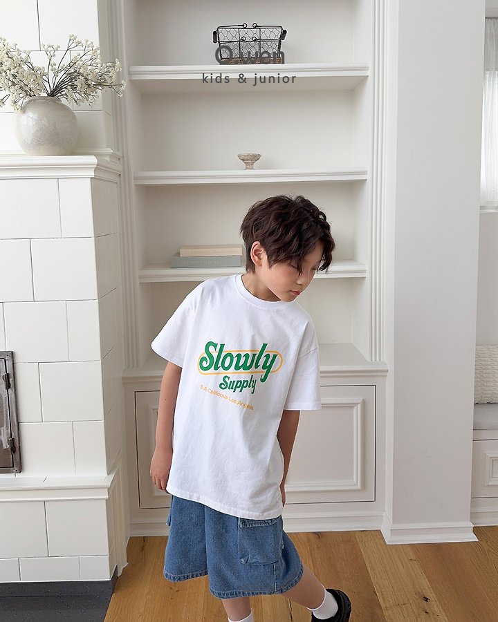 O Wen - Korean Children Fashion - #todddlerfashion - Slowly Short-Sleeve Tee - 10